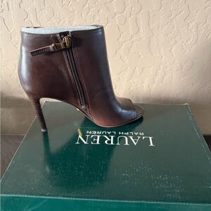 Lauren Ralph Lauren Dark Brown Heeled Boots